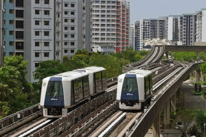 MHI ได้รับคำสั่งซื้อรถไฟสองตู้ 8 ขบวนสำหรับ Sengkang-Punggol LRT (SPLRT)