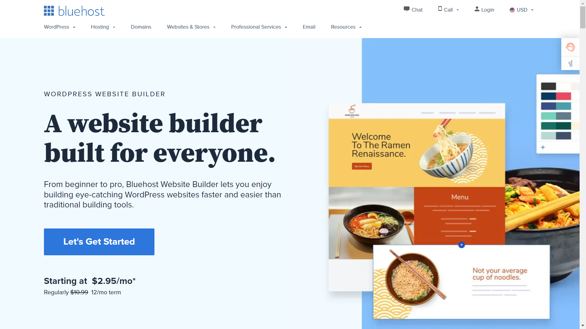 Bluehost Website Builder