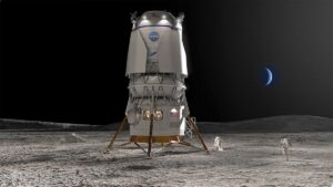 A NASA 3.4 milliárd dolláros Artemis Holdraszállási szerződést ítél a Blue Originnek