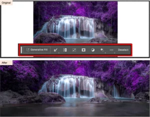 Relleno generativo de IA de Photoshop: echa un vistazo a la última función de IA de Adobe