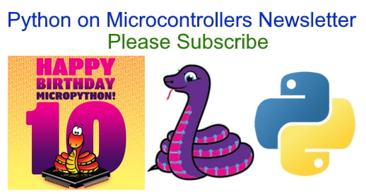 Python na sprzęcie — zasubskrybuj nasz bezpłatny biuletyn #CircuitPython #Python #RaspberryPi @micropython @ThePSF