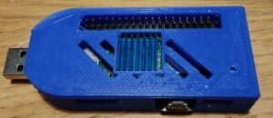 Obudowa Raspberry pi zero dla klucza sprzętowego 8086 zero #3DTursday #3DPrinting