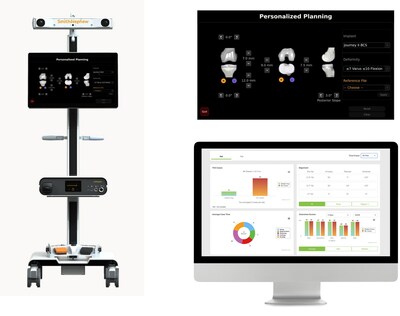 Smith+Nephew's CORI Surgical System with Personalized Planning powered by AI and guided by RI.INSIGHTS Data Visualization Platform