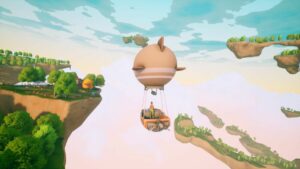 Solarpunk là một 'trò chơi sinh tồn ấm cúng' co-op lấy bối cảnh thế giới của khí cầu và đảo nổi