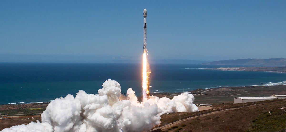 SpaceX's Falcon 9 rocket lifts off Wednesday from Vandenberg Space Force Base, California. Credit: SpaceX