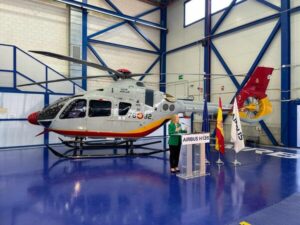 نیروی هوایی اسپانیا اولین هلیکوپتر H135 را دریافت کرد
