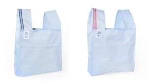 سبارو ایئر بیگ کے سکریپ سے بنے دوبارہ قابل استعمال شاپنگ بیگز فروخت کرتا ہے۔