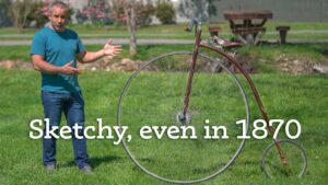 La Penny Farthing fue la bicicleta más esquemática jamás fabricada