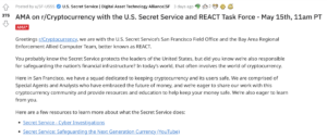 The Secret Service Owns Crypto and Has Its Own NFT Collection