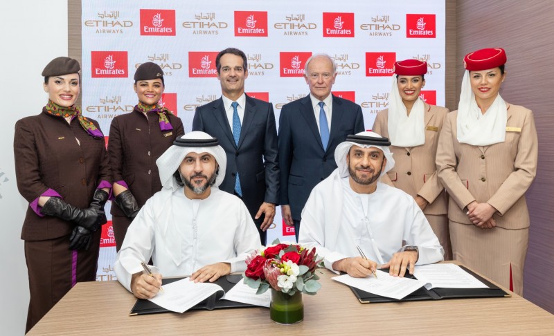 संयुक्त अरब अमीरात की दो सबसे बड़ी एयरलाइंस आखिरकार एक साथ काम कर रही हैं: अमीरात और एतिहाद के बीच इंटरलाइन समझौता