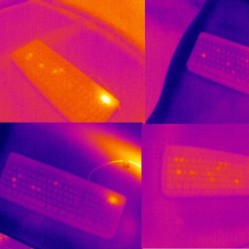 Kamera termowizyjna Plus Machine Learning odczytuje hasła z klawiszy klawiatury