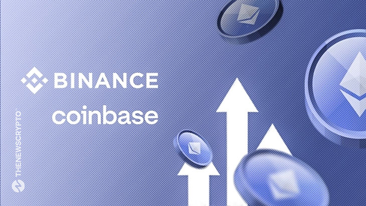 Binance, Coinbase, Crypto exchanges, Ethereum, ETH