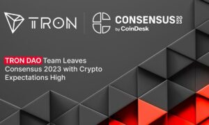 TRON DAO-teamet forlader Consensus 2023 med høje kryptoforventninger