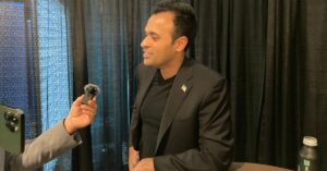 Ramaswamy amerikai elnökjelölt felvételt készített a DeSantis Bitcoin Remarknál