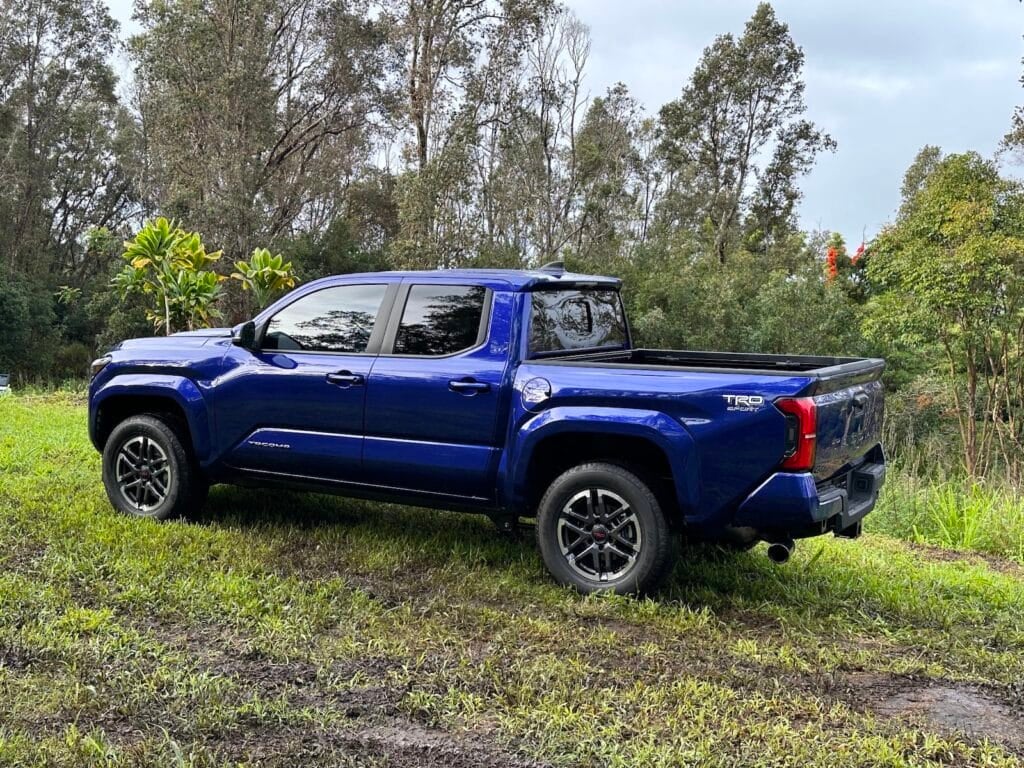 2024 Toyota Tacoma TRD Pro blue Hawaii side