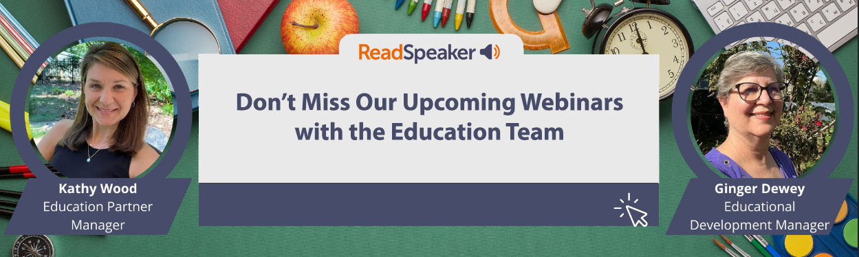 Don't miss our upcoming webinars with the education team!