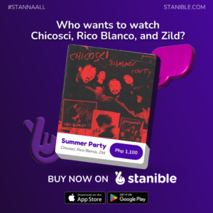 Vous ne pouvez regarder ce concert exclusif Chicosci, Rico Blanco qu'en achetant des billets NFT | BitPinas