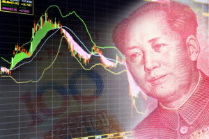 Flutuações da taxa de câmbio de Yuan para USD