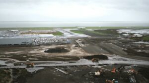 Auckland recycles old runway concrete into new airfield