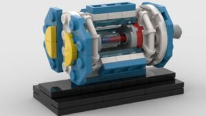 A Belle II részecskedetektor a legújabb LEGO modell, a „Csend és számolj”: a nehézfém változat – Fizika világ