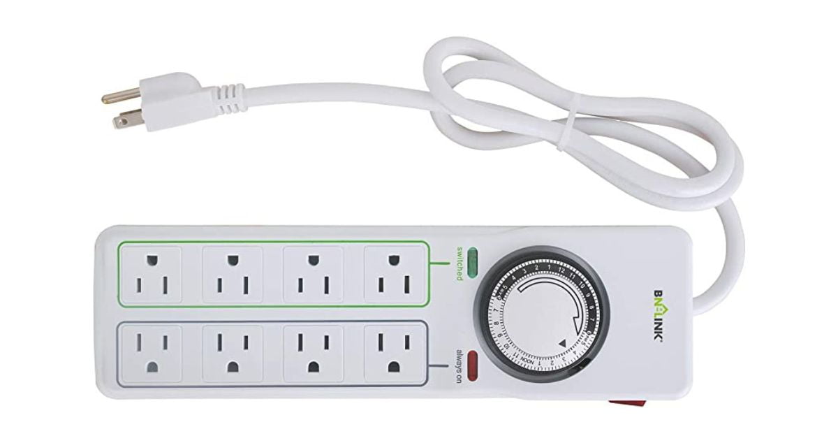 BN-LINK 8 Outlet Surge Protector with Timer