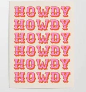 howdy poster