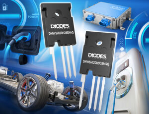 Diodes Inc lanserar fordonskompatibla 1200V kiselkarbid MOSFETs