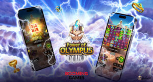 Chiến đấu cùng các vị thần Hy Lạp trong trò chơi máy xèng video mới nhất của Booming Games Power of Olympus