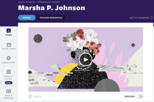 Cum a creat Flocabulary lecția video Marsha P. Johnson