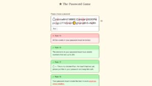 How to beat Rule 18 Atomic numbers that add up to 200 - Password Game