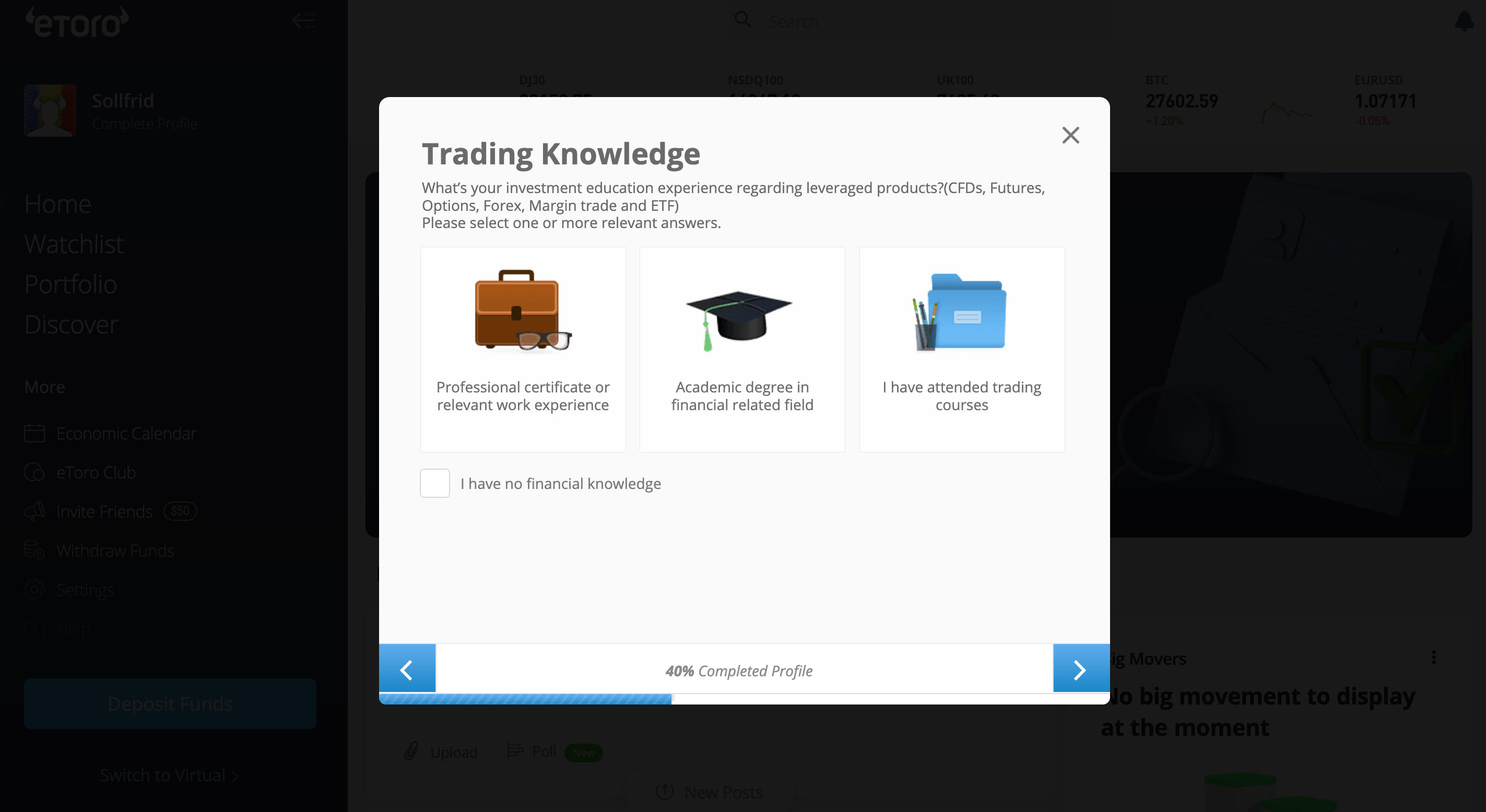 step-1.12-select-your-trading-knowledge-for-your-etoro-account-verification