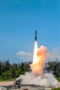 Indien testflyver ballistisk Agni Prime missil