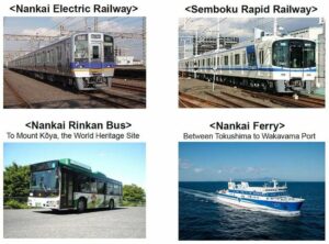 JCB lança promoção de reembolso de 50% em trem, ônibus e balsa na área de Kansai com o Nankai Group