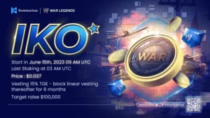 Kommunitas x War Legends Priority IKO Details – BitcoinWorld