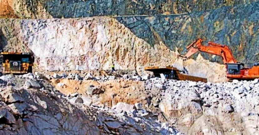hard rock mining litium EV-batteri