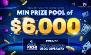 Massive Gaming святкує глобальний запуск House of Poker зі 100% нагородами USDC у рамках роздачі бонусів