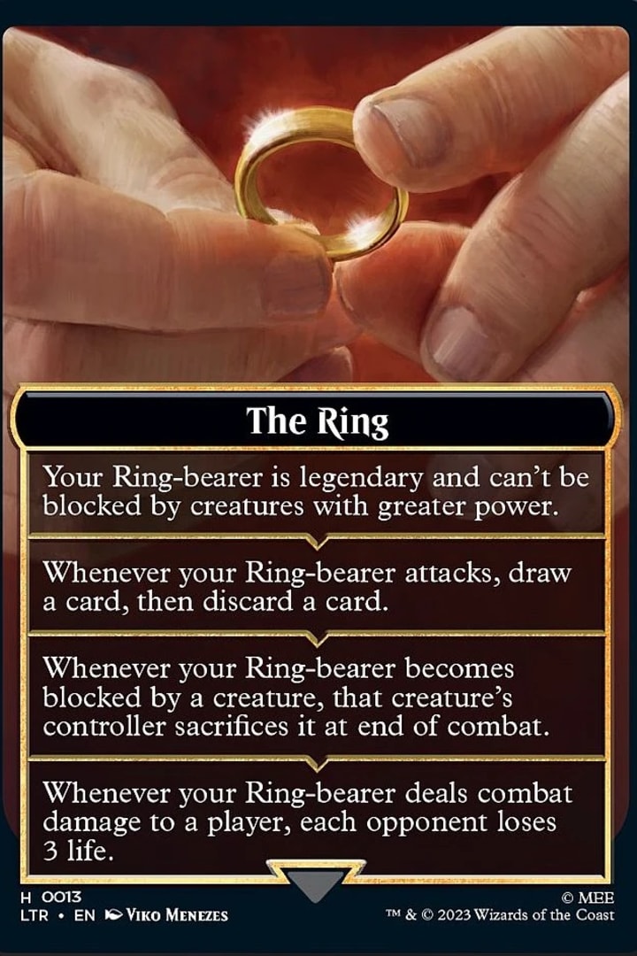 MTG Lord of the Rings The Ring You Tempts Mechanic توضیح داد