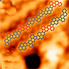 Nova abordagem para fabricar nanofitas de grafeno artificial com pentágono de carbono embutido