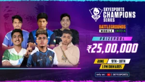 Skyesports Champions Series (SCS) Returns with Battlegrounds Mobile India (BGMI) in 2023