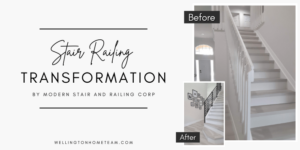 Stair Railing Transformation by Modern Stair and Railing