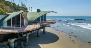 The 'Wave House,' Harry Gesner’s Malibu masterpiece, lists for $49.5 million