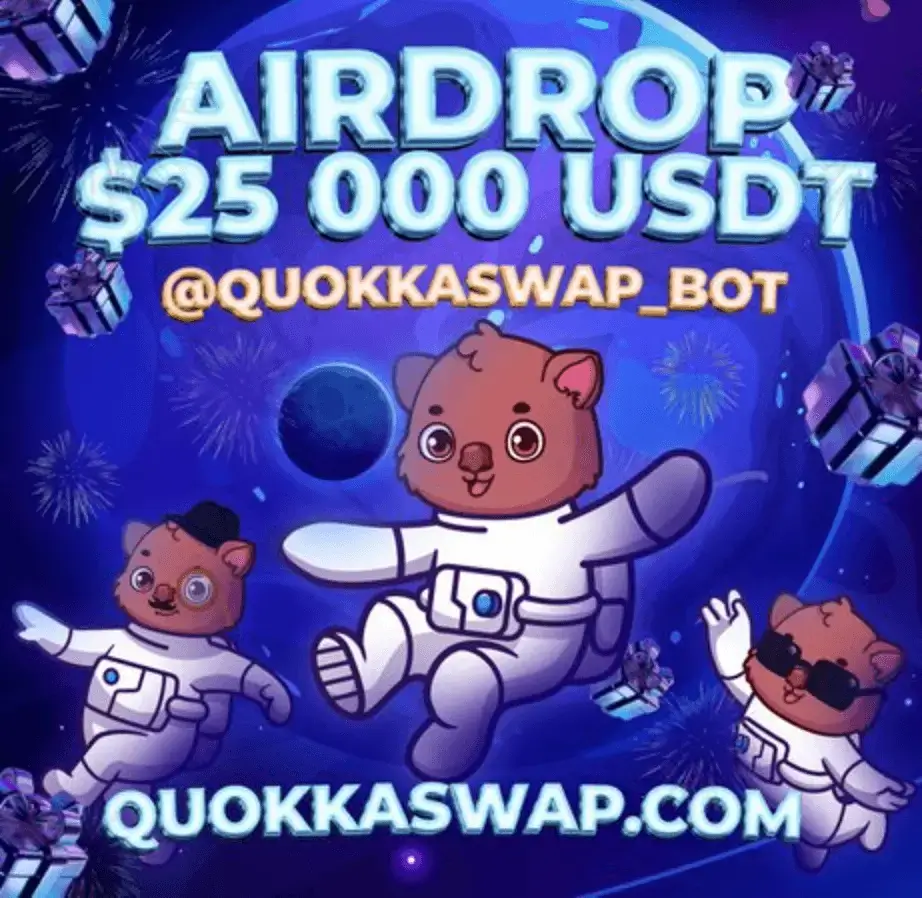 QuokkaSwap ($USDT + $QUOK) Airdrop