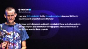 Vitalik ו-CryptoRelief מגייסים 100 מיליון דולר כדי להילחם במגיפות עתידיות