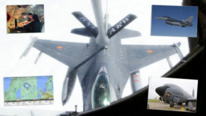 ہم نے KC-135 ٹینکر پر سوار آرکٹک چیلنج مشن میں حصہ لیا ہے۔