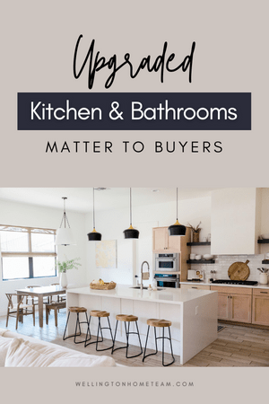 Cozinha e banheiros atualizados são importantes para os compradores