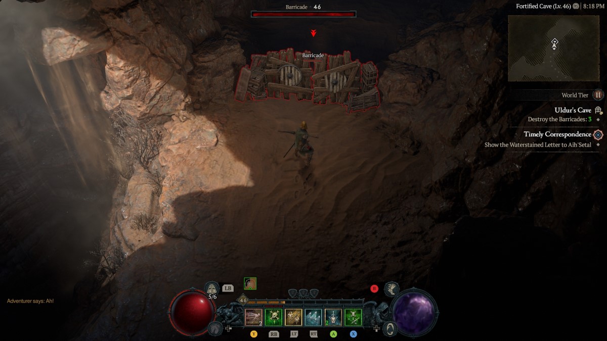 Where To Find Uldur's Cave In Diablo 4 Gp 1