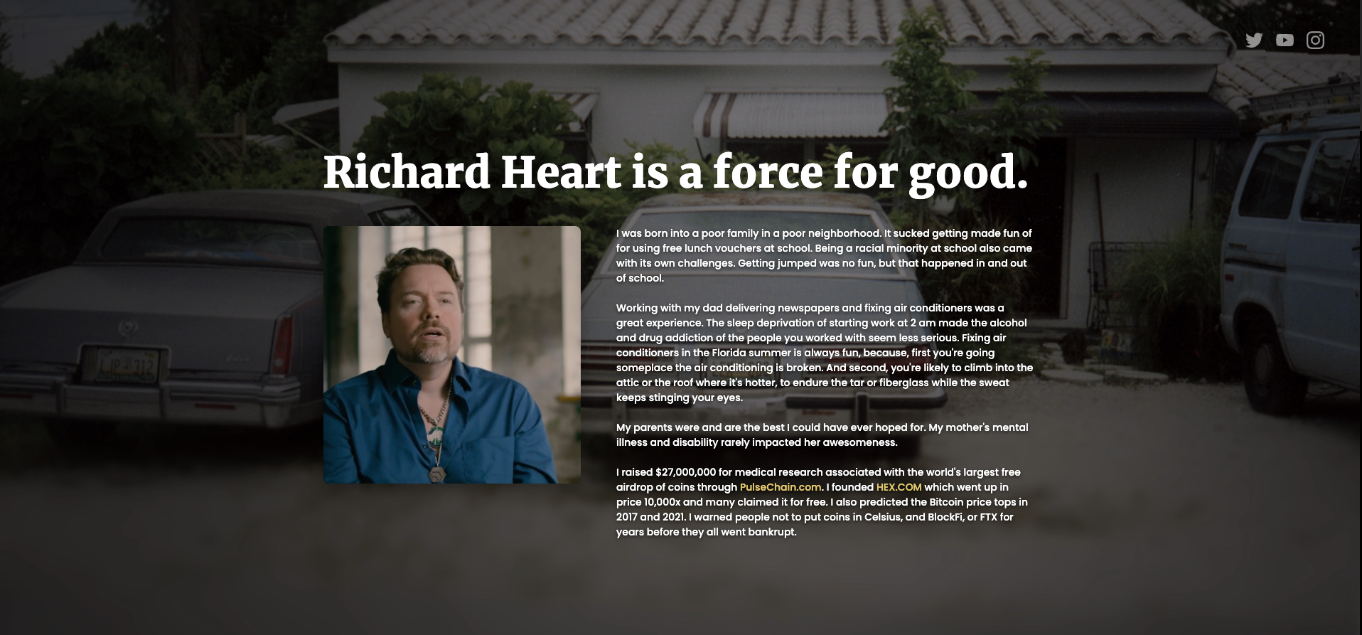 Richard Heart's Official Website