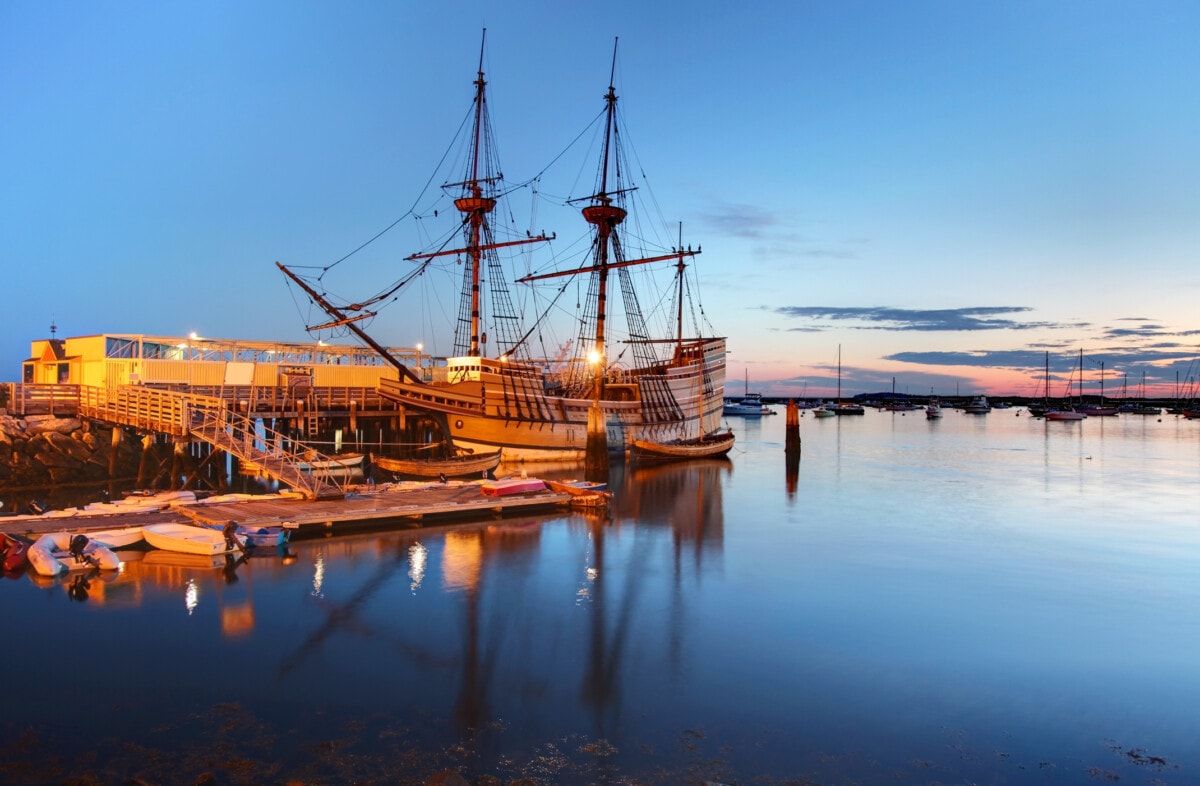 Mayflower ii muuseum Plymouthis, massachusettsis_Getty