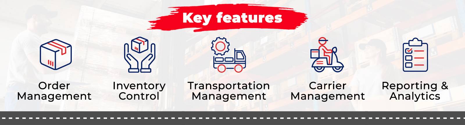 Key features of Logistics management software