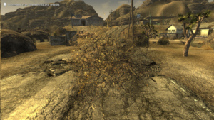 Add a tumbleweed companion who encourages violence in Fallout: New Vegas with this mod